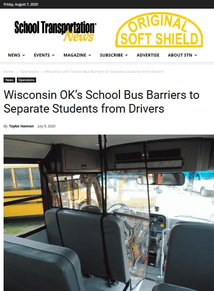 Historic news article featuring Original Soft Shield